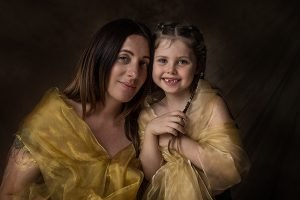 mother and daughter family shoot